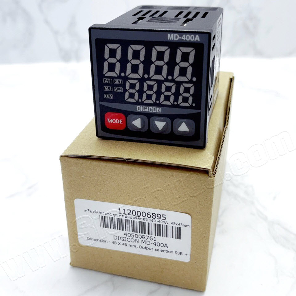 เครื่องวัดและควบคุมอุณหภูมิแบบดิจิตอล Digital Temperature Controller (DIGICON) MD-A SERIES : MD-400A, MD-600A, MD-700A, MD-800A, MD-900A