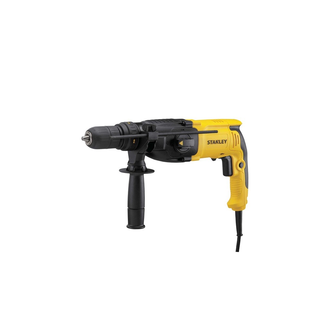 STANLEY สว่านโรตารี 3 ระบบ 26 มม. กำลังไฟ 800 วัตต์ สามารถเปลี่ยนหัวได้ รุ่น SHR264KA-B1