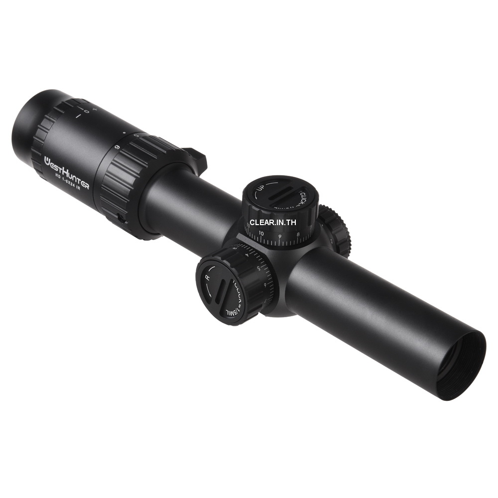 กล้องติดปืน WEST HUNTER HD 1-6X24IR VII scope Compact สินค้าแท้ รับประกัน 1 ปี