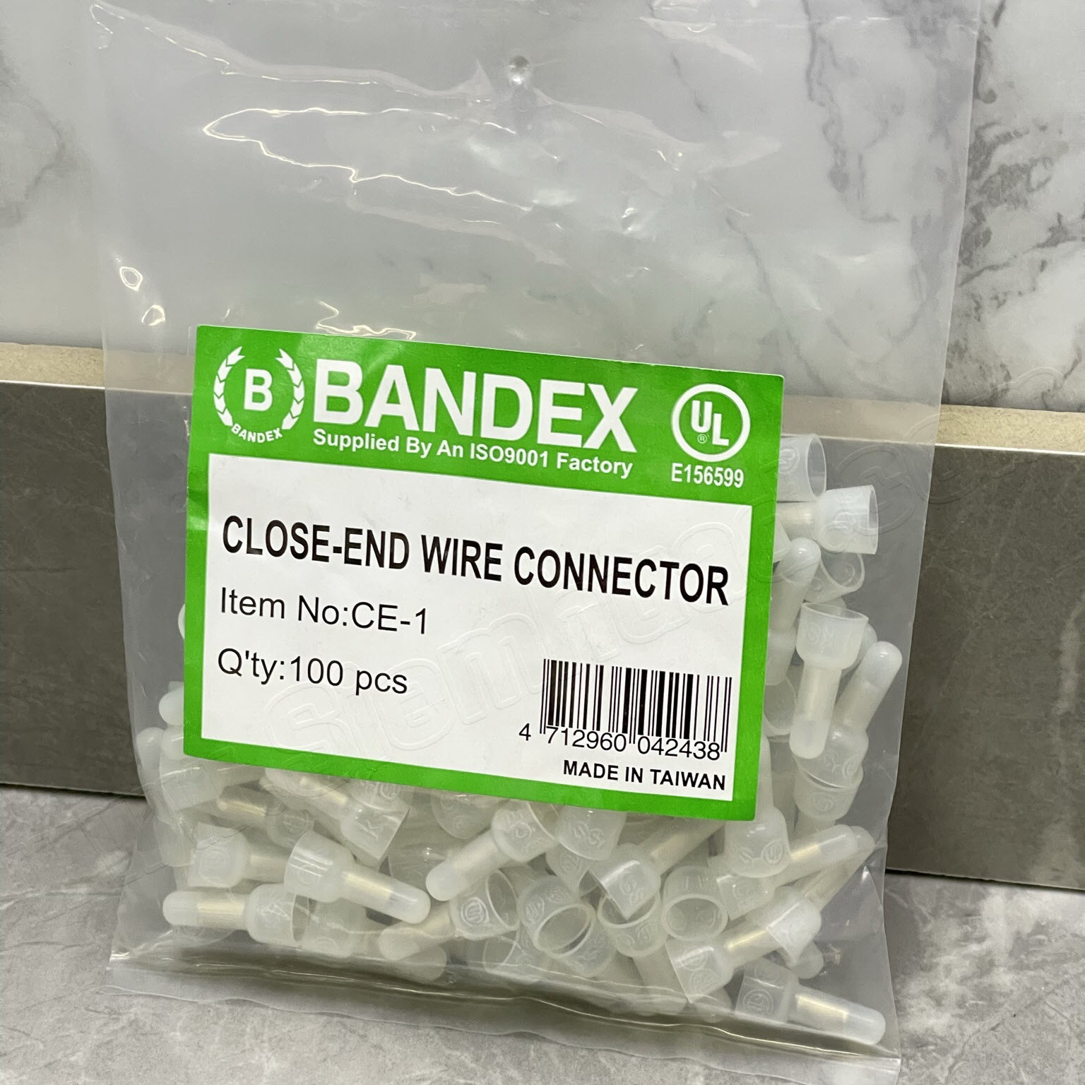 หัวหมวกต่อสาย CLOSE END WIRE CAP (BANDEX) CE-1, CE-2, CE-5, CE-8
