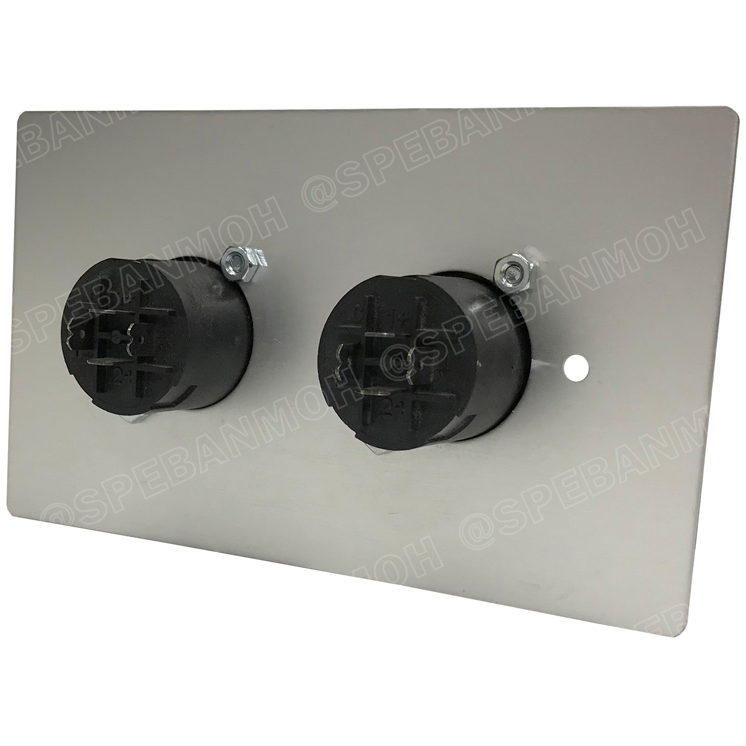 [ 1ชุด ] AMW-SPK-02P ชุดเพลทแอมฟีนอล Amphenol Audio Outlet Panel with Speakon 2 Port เพลทแอมฟินอล สเป็คคอน คอนเน็คเตอร์ สเปคคอน Amphenol Plate อุปกรณ์เครื่องเสียง Audio Accessories เพลทเครื่องเสียง คอนเน็คเตอร์ลำโพง ขั้วลำโพง Speaker Terminal