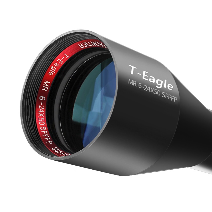 กล้องติดปืน กันน้ำ กันกระแทก T-EAGLE MR 6-24X50SF FFP SCOPE เส้นเล็งขยายตามซูม