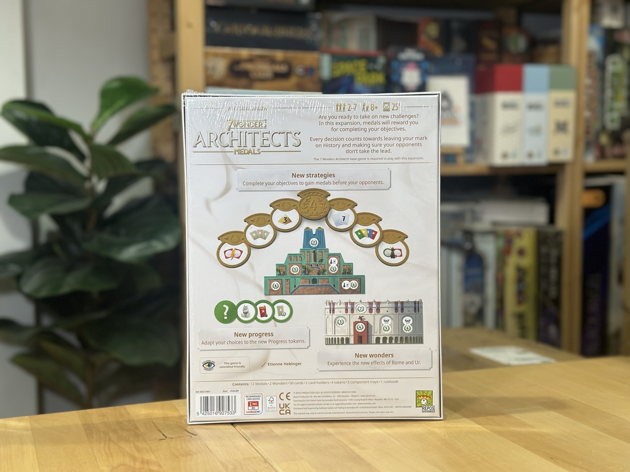 7 Wonders: Architects - Medals ภาคเสริม บอร์ดเกม ของแท้