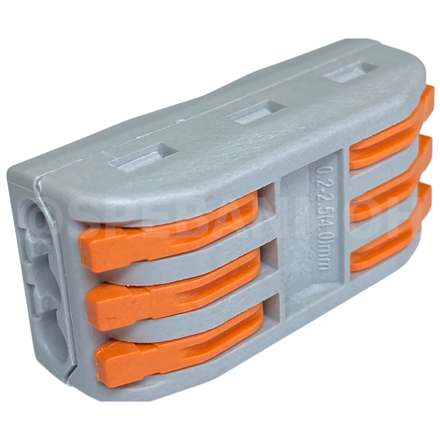 [ 1 ชิ้น ] SPL-3 ต่อตัวสายไฟ 2ช่อง Push Wire Terminal Block Connector ข้อต่อสายไฟ รวมสายไฟ ต่อรวมสายไฟ เต๋าต่อสาย ต่อสายไฟ ตัวต่อสายแบบปลอดเร็ว เทอร์มินอล ต่อสายไฟ Quick Connection Terminal แบบถอดได้ แบบปลอดเร็ว 3 ออก 3 3P คอนเน็คเตอร์เชื่อมสายไฟ