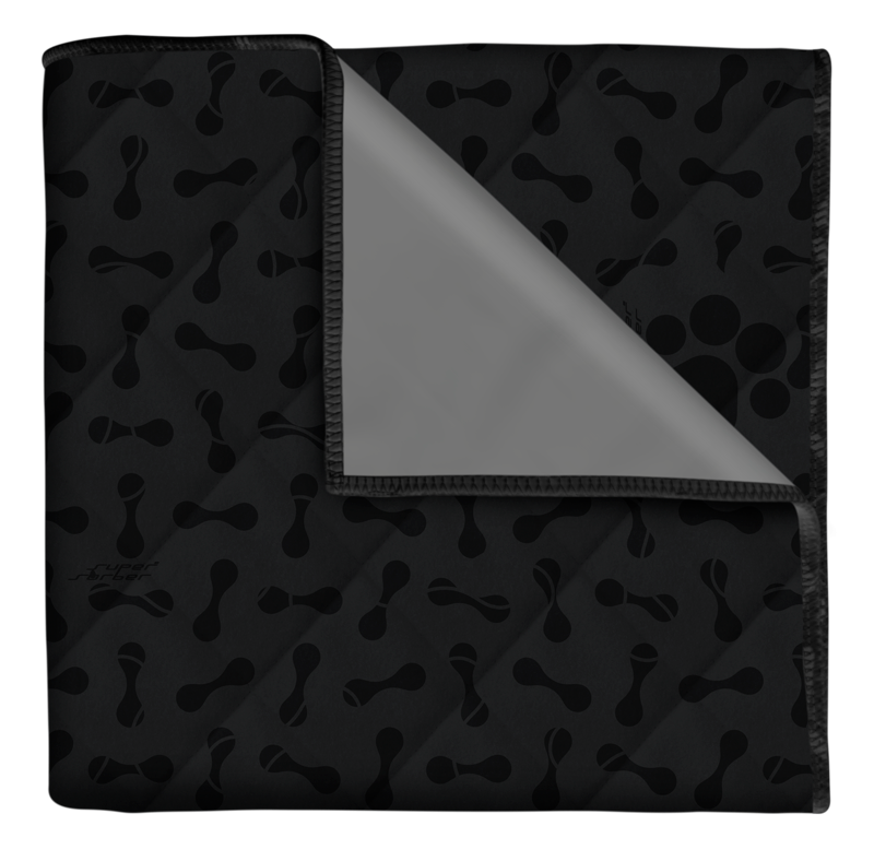 แผ่นรองซับปัสสาวะสัตว์เลี้ยง แบบซักได้ pet pee pad สีดำ ไซส์ M - XXL