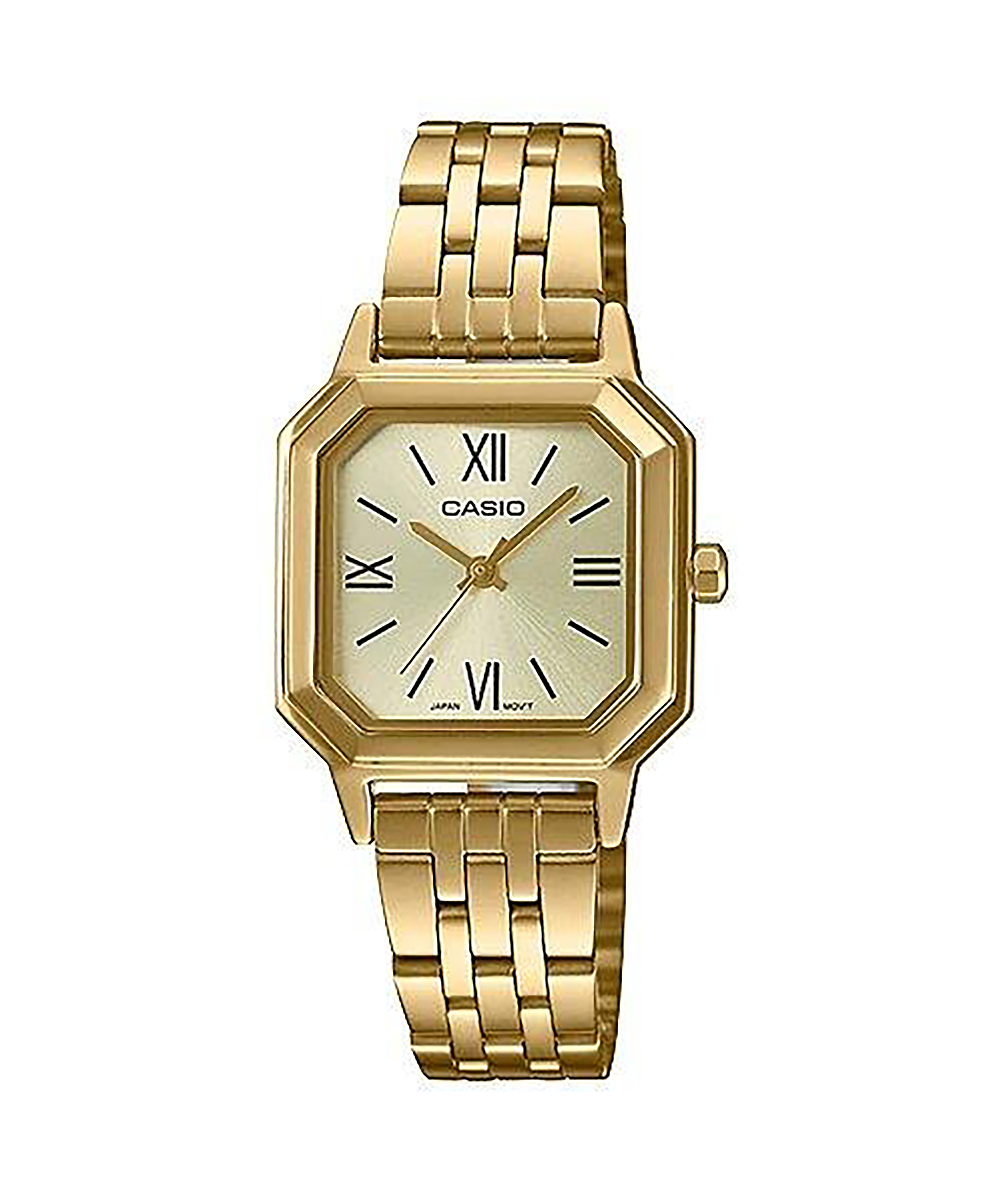 CASIO Standard รุ่น LTP-E169G-9BDF สีทอง สวยมาก สายสแตนเลส สินค้าใหม่ ของแท้ รับประกันศูนย์ CMG