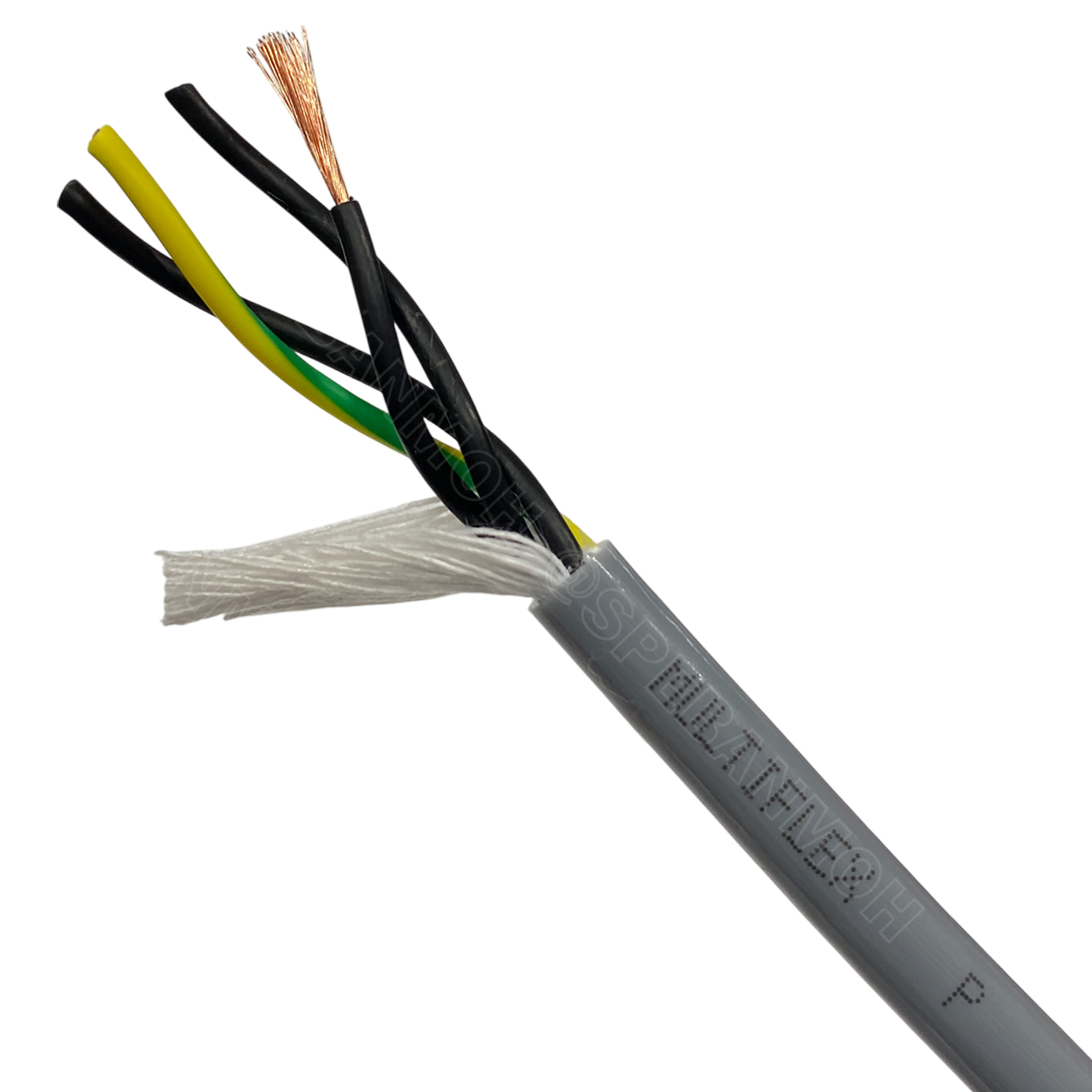 [ 1 เมตร ] สายไฟสำหรับรางกระดูกงู MultiFlex P งานเคลื่อนที่ ช้า-เร็ว ใช้กับงาน Robot Highly flexible drag chain NYX สายไฟอ่อนตัว Drag chain cables and Movement cables สายรางกระดูกงู สายไฟเคลื่อนที่ Moving Cable ทนน้ำมันทนสารเคมี สำหรับใช้ในโรงงาน สายเคเบิ