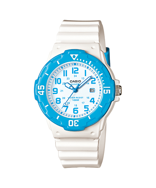 Casio Standard รุ่น LRW-200H-2BVDF สีขาว ขอบฟ้า สินค้าของเเท้