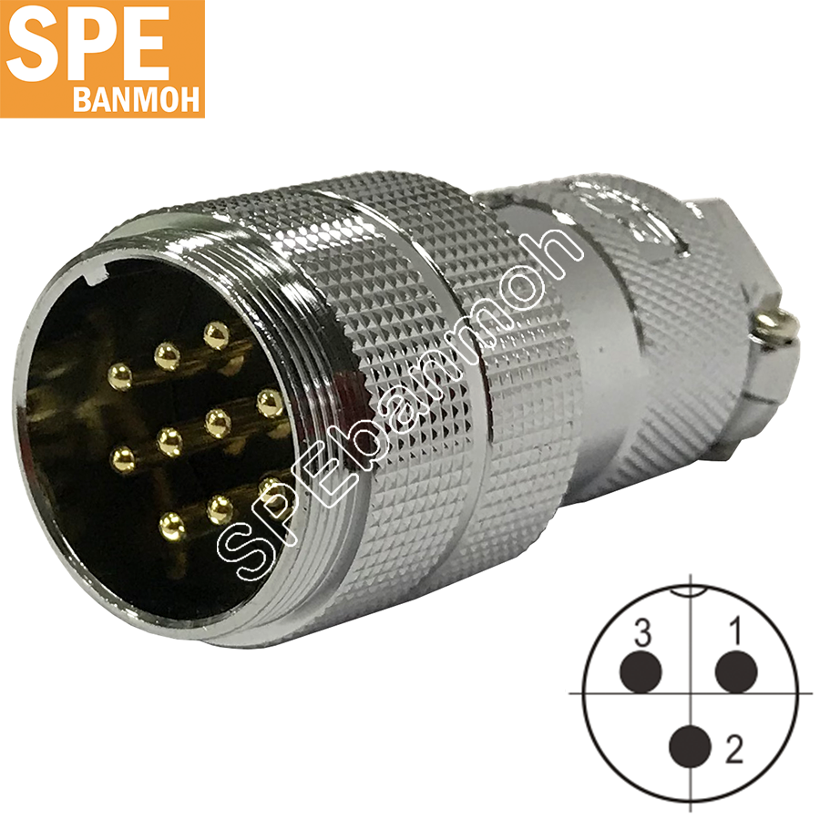 GX30-PW-03 3P ผู้ต่อสาย