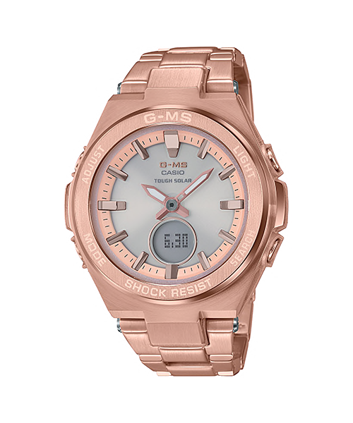 CASIO BABY-G รุ่น MSG-S200DG-4ADR สีชมพู สายสแตนเลส สินค้าใหม่ ของแท้ รับประกันศูนย์ CMG
