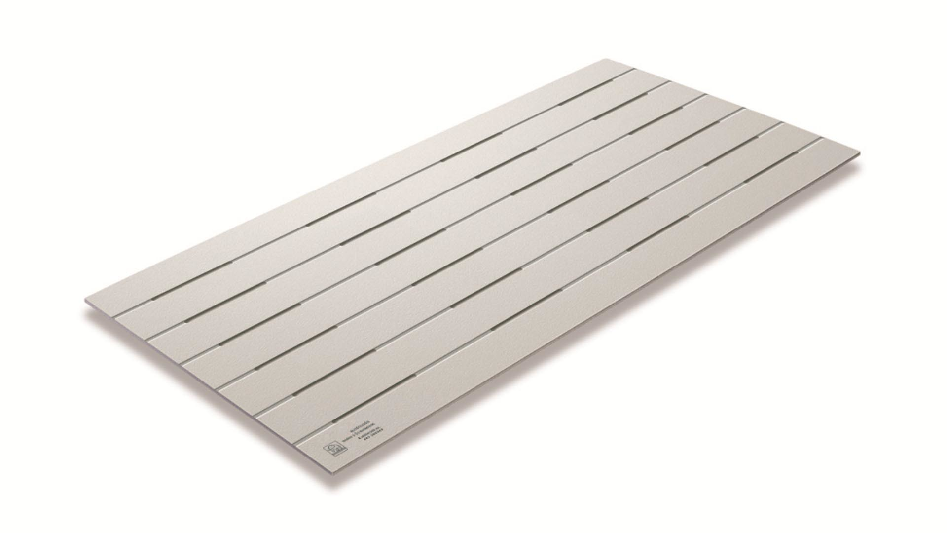 ฝ้าสมาร์ทบอร์ด เอสซีจี รุ่นเซาะร่อง 3 นิ้วระบายอากาศ ขนาด 60x120x0.4 ซม. สีซีเมนต์ SCG ระบายอากาศ