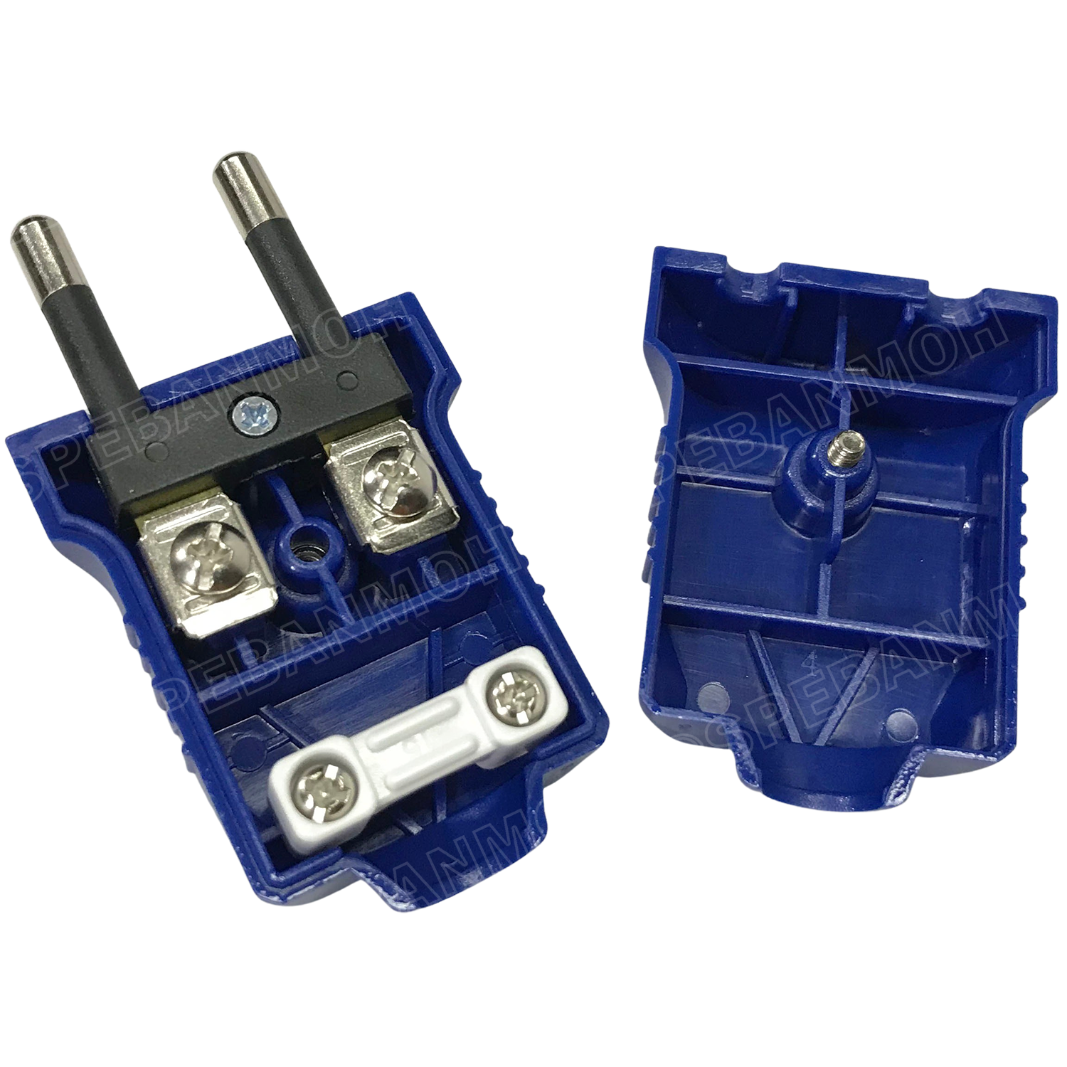 [ 1 ชิ้น ] PP1623 ปลั๊ก Vena ผู้ Male 2 ขากลม สีน้ำเงิน Blue 16A 250V AC Power Plug ปลั๊กตัวผู้ 2ขากลม มอก.166-2549 ปลั๊กวีน่า ตัวผู้ต่อสาย ปลั๊กไฟมาตรฐาน มอก. ขากลม 16A 250VAC หัวปลั๊กไฟ AC Plug ปลั๊กเสียบ วีนา ปลั๊กเสียบขากลม P-Series TIS 166-2549