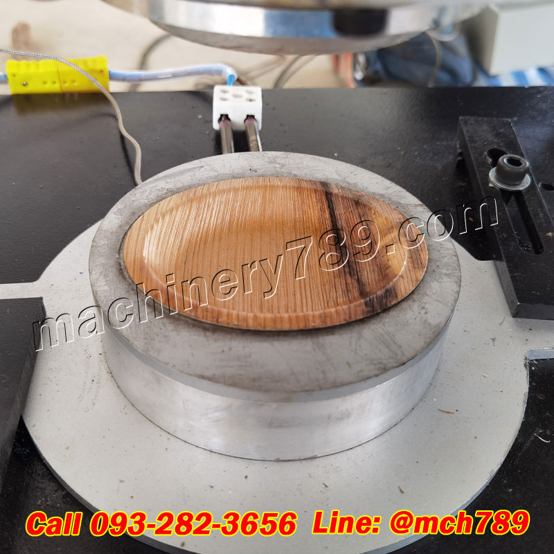 เครื่องอัดกาบหมากกึ่งอัตโนมัติ รุ่น MC-03 เครื่องขึ้นรูปจานกาบหมาก เครื่องทำจานกาบหมาก Semi Automatic Leaf Plate Making Machine