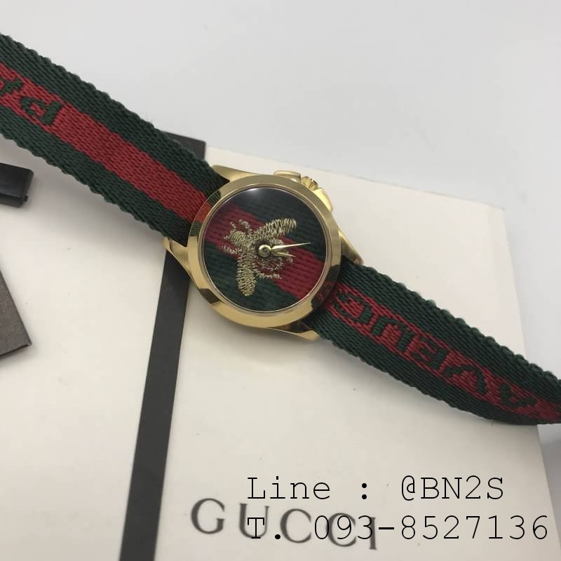 GUCCI Le Marche des Merveilles Watch ฟรีกล่องหนังสีขาว พร้อม​อุปกรณ์​