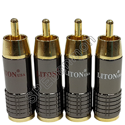 หัวปลั๊ก RCA LITON RCA-LT-005 หัวปลั๊ก RCA LITON (RCA Plug)
