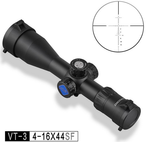 Discovery VT-3 4-16X44SF SFP Original Factory Arms Soldier Hunter Using Sight Rifle Hunting Riflescope คุณภาพสูง ระยะ 100 เมตร