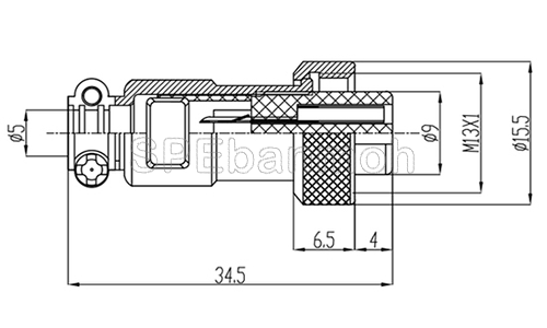 [ 1ชิ้น ] PL12-JW-05 ปลั๊กเหล็ก 12mm เมียต่อสาย Female คอนเน็คเตอร์เหล็ก Metal Connector PL12 Connector ปลั๊กเหล็ก 5P เมียต่อสาย 5พิน ขั้วเสียบไฟฟ้า ขั้วต่อไฟฟ้า ปลั๊ก แจ็ค ขั้วต่อเหล็ก 12มิล ปลั๊กต่อลอย ปลั๊กไฟ ขั้วต่อสาย ขั้วต่อคอนเน็คเตอร์