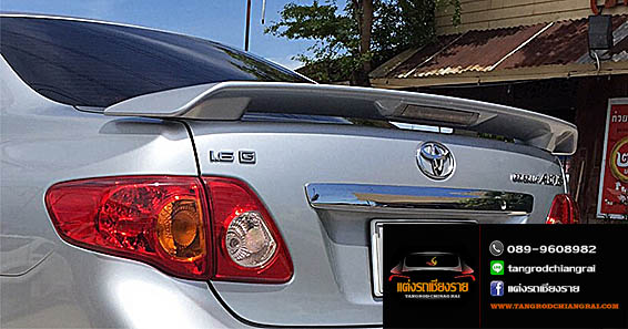สปอยเลอร์ แบบยกมีไฟเบรค ALTIS 2008-2009