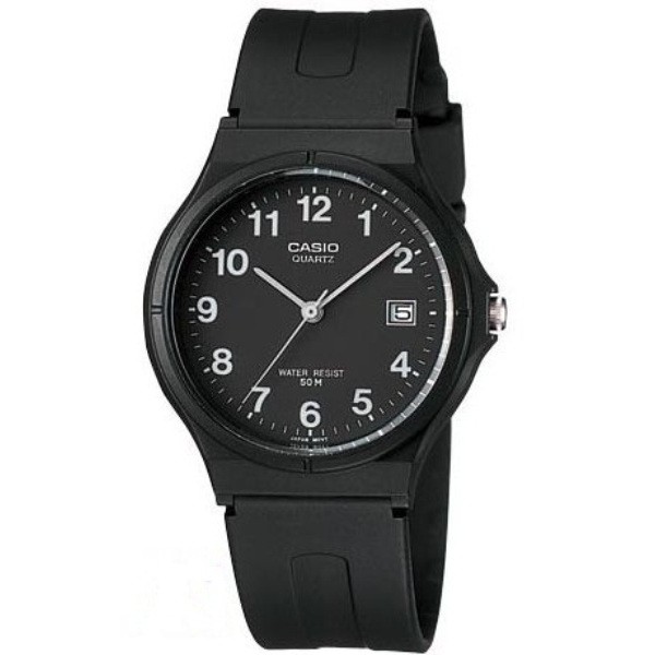 CASIO NORMAL รุ่น MW-59-1BVDF สีดำ รุ่นมีวันที่ สินค้าของเเท้