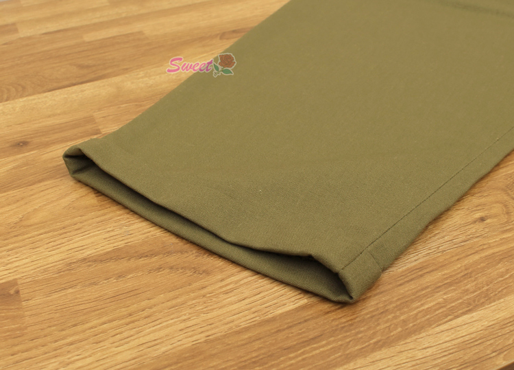 PNTL-002 กางเกงผ้าสี่ส่วนเอวยืด ผ้าคอตต้อนลินิน