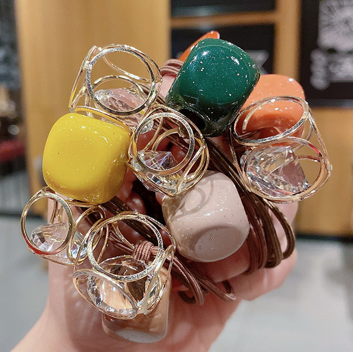 RUB-005 ยางรัดผมแฟชั่นสไตล์เกาหลี (มี 5 สีให้เลือก)