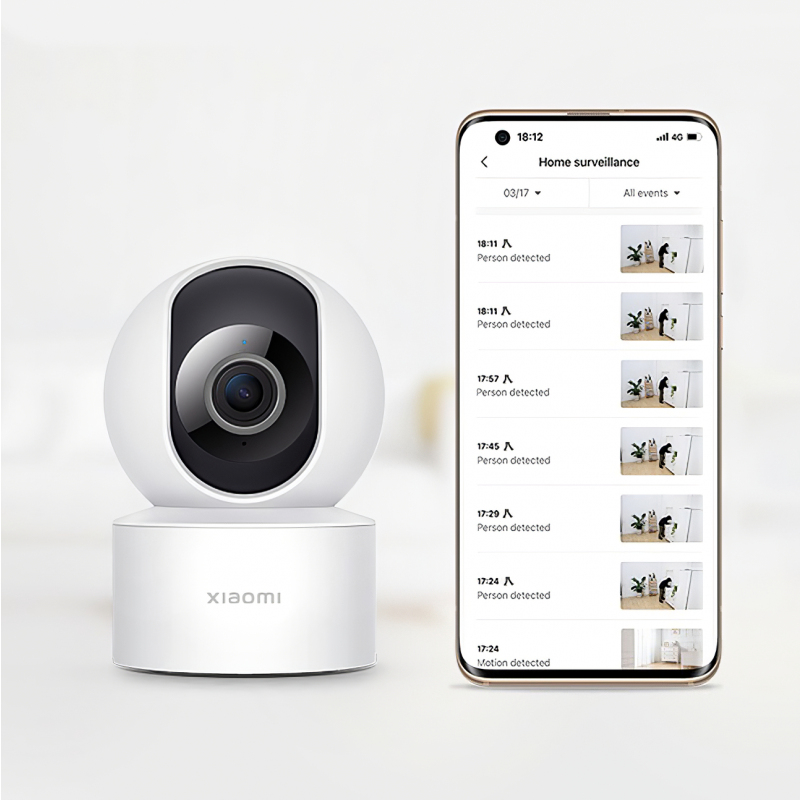 Xiaomi Smart Camera C200 หมุนกล้องได้ 360 องศา และปรับมุมกล้องก้ม-เงย ได้ถึง 106 องศา ประกันสินค้า 1 ปี