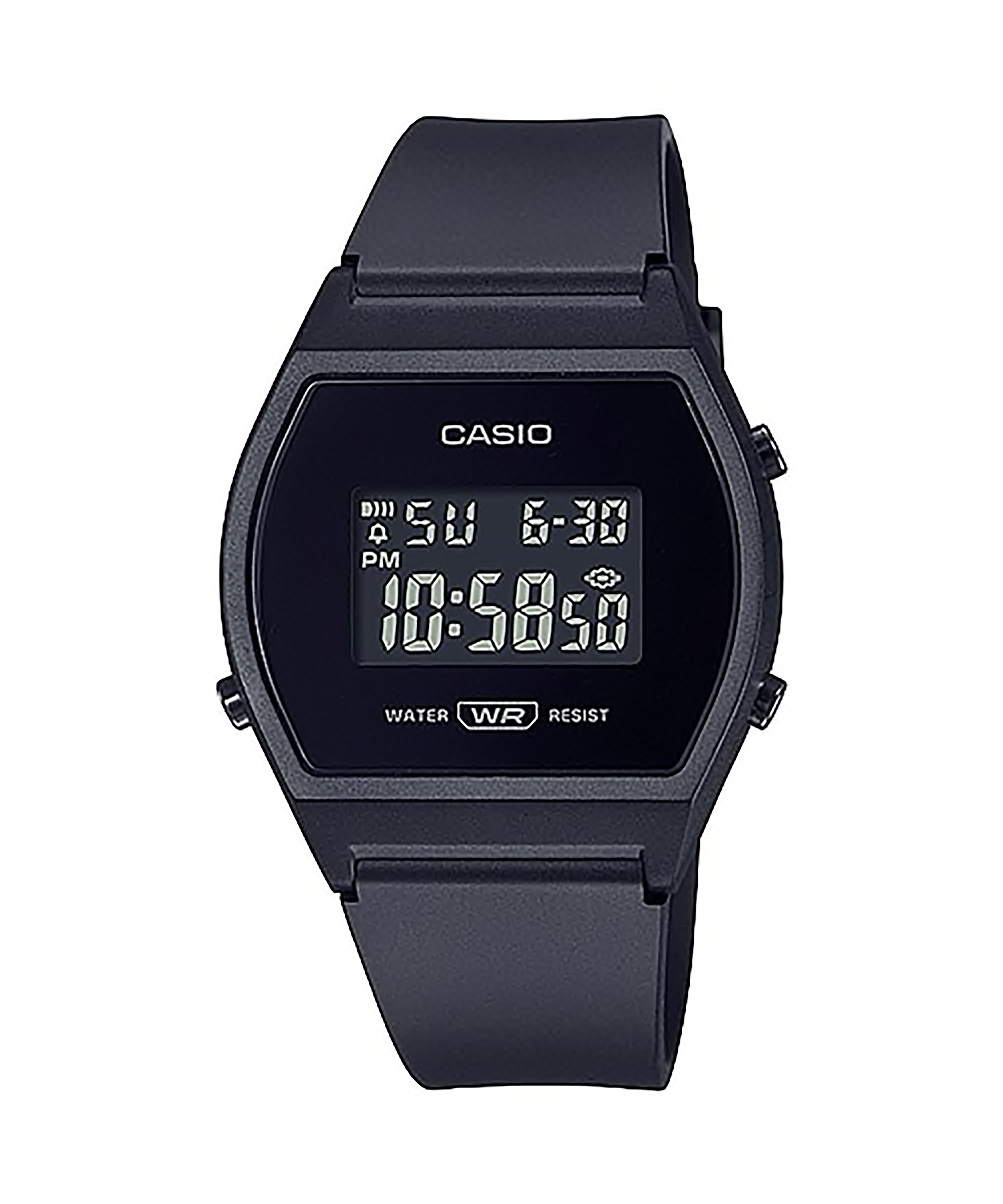 Casio นาฬิกาข้อมือ ผู้หญิง รุ่น LW-204-1BDF สี ดำ สินค้าของเเท้ รับประกันศูนย์ CMG