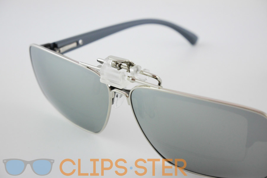 คลิปออนกันแดด Clipsster รุ่น Trapster เลนส์เงินปรอท