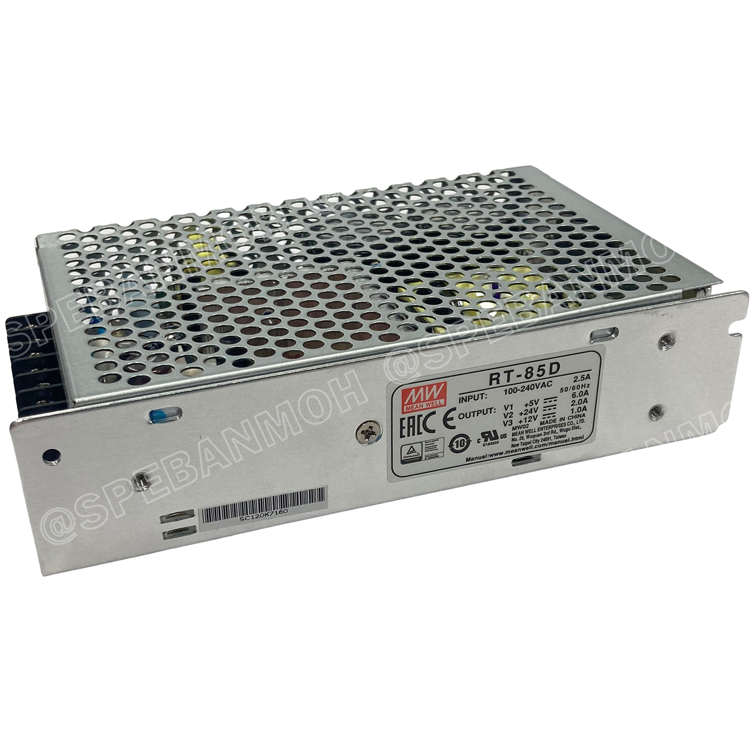 [ 1ชิ้น ] RT-85D พาวเวอร์ซัพพลายMEAN WELL 3 Output (MEAN WELL Power Supply) RT-85 Series ออก3 สวิชชิ่งพาวเวอร์ซัพพลาย INPUT 220VAC OUT 5V 6A OUT 24V 2A OUT 12V 1A พาวเวอร์ซัพพลาย เมนเวล MEAN WELL 5V/4A 24V/1.5A 12V/1A Auto Switching สวิชชิ่งอัตโนมัติ แปลง