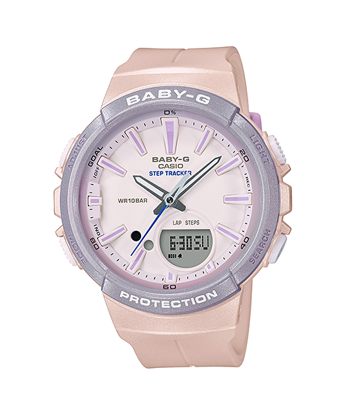 CASIO BABY-G รุ่น BGS-100SC-4ADR สีชมพู สินค้าของเเท้ รับประกันศูนย์ CMG