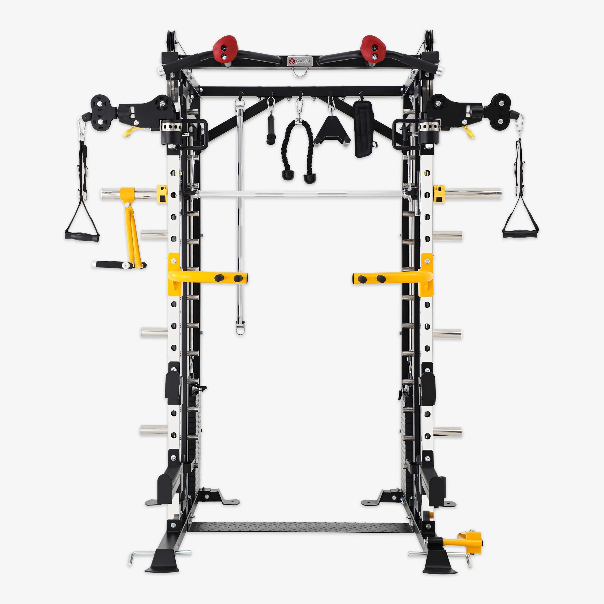 สมิทแมชชีน Altaz 3087B (Iron G20) Smith Machine Altaz 3087B (G20) ม้านั่ง202+แผ่น50kg