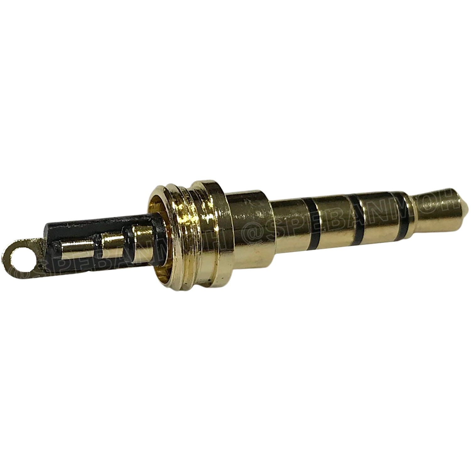 [ 1ชิ้น ] MP-153 ปลั๊กมินิ 3.5 หัวทอง 3ขีด แจ็คโทรศัพท์ Mini Phone Plugs 3.5mm ปลั๊กโทรศัพท์ แจ็ค 3.5 หัว 3.5 mm สเตอริโอ Mini Phone Plugs 3.5mm สำหรับต่อหูฟัง และไมค์ ปลั๊ก 3.5 3ขีด แจ็คหูฟัง 3mm ปลั๊กสเตอริโอ