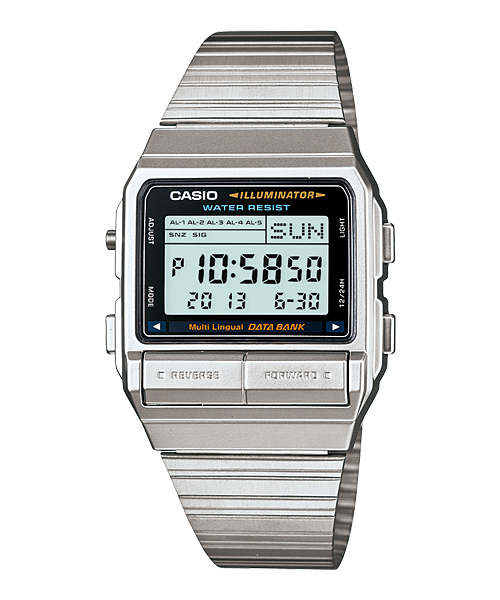 CASIO CLASSIC รุ่น DB-380-1DF สีเงิน สินค้าของเเท้ รับประกันศูนย์ CMG