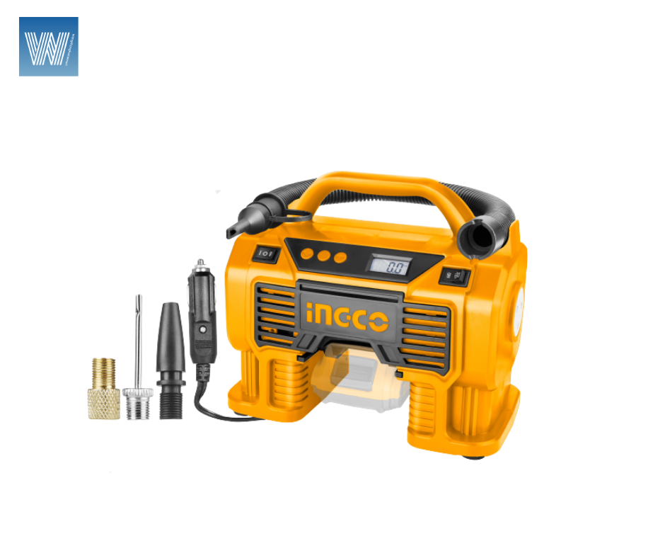 ปั้มลมมินิ แบตเตอรี่ไร้สาย 20V รวมแบตและที่้ชาร์จ