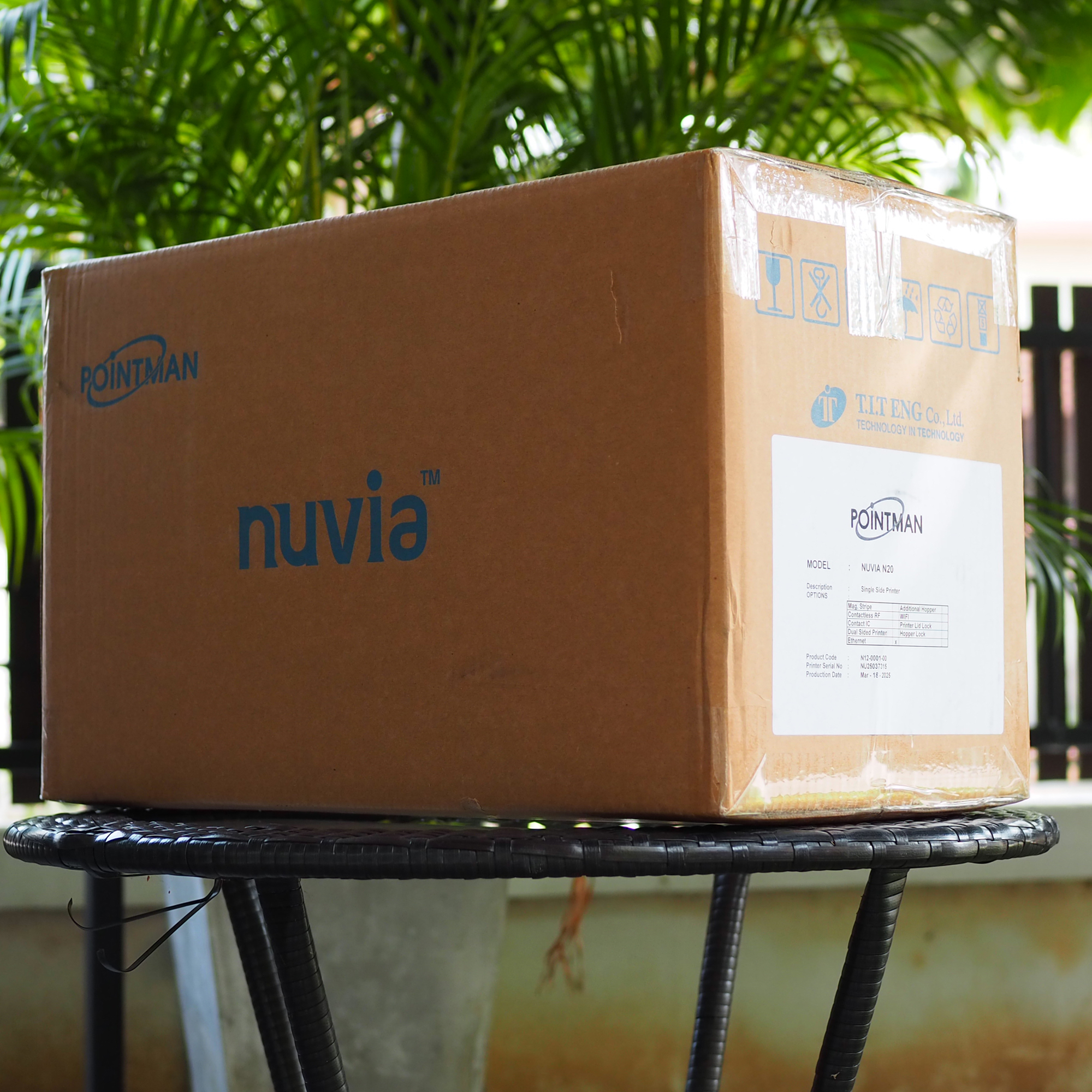 Pointman เครื่องพิมพ์บัตรพลาสติก เครื่องพิมพ์บัตรพนักงาน บัตรข้าราชการ บัตรประจำตัว บัตรนักเรียน Card printer Nuvia N20 Dual พิมพ์สองด้านอัตโนมัติ