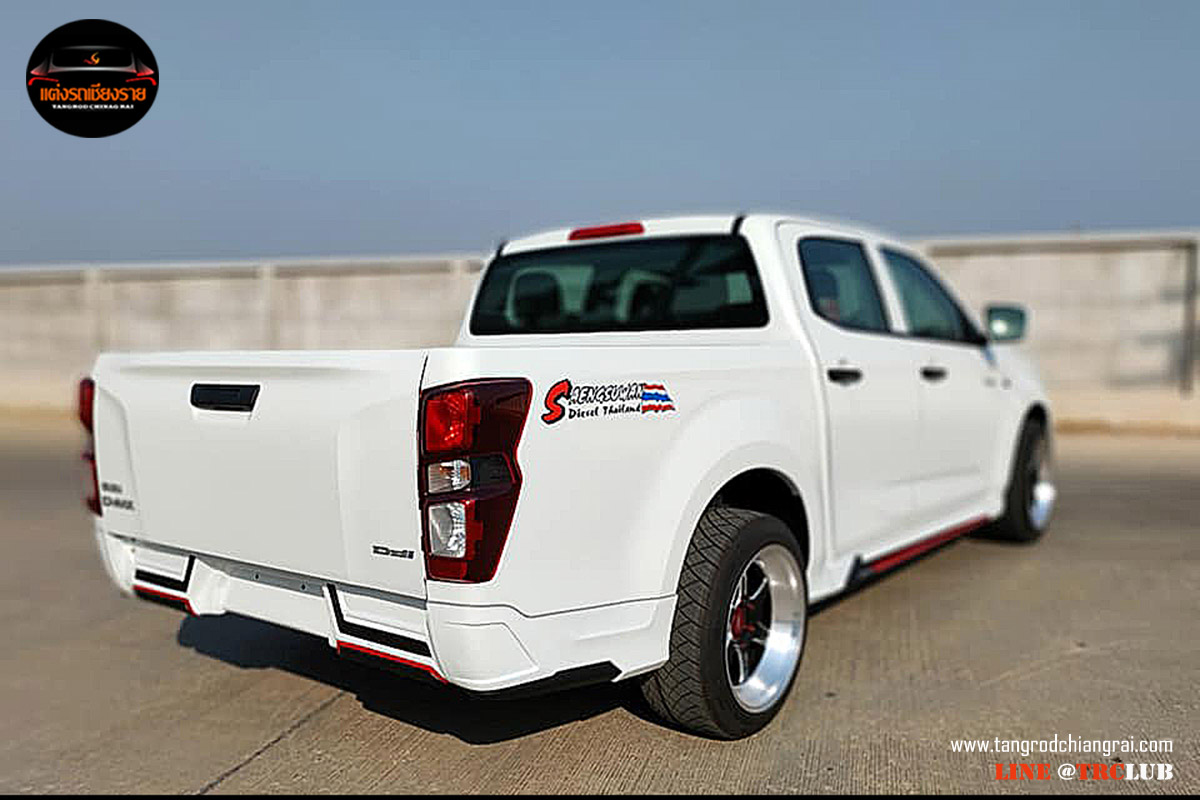 ชุดแต่งสเกิร์ตรอบคัน RIDER สำหรับ ALL NEW D-MAX 2020 (ตัวเตี้ย)
