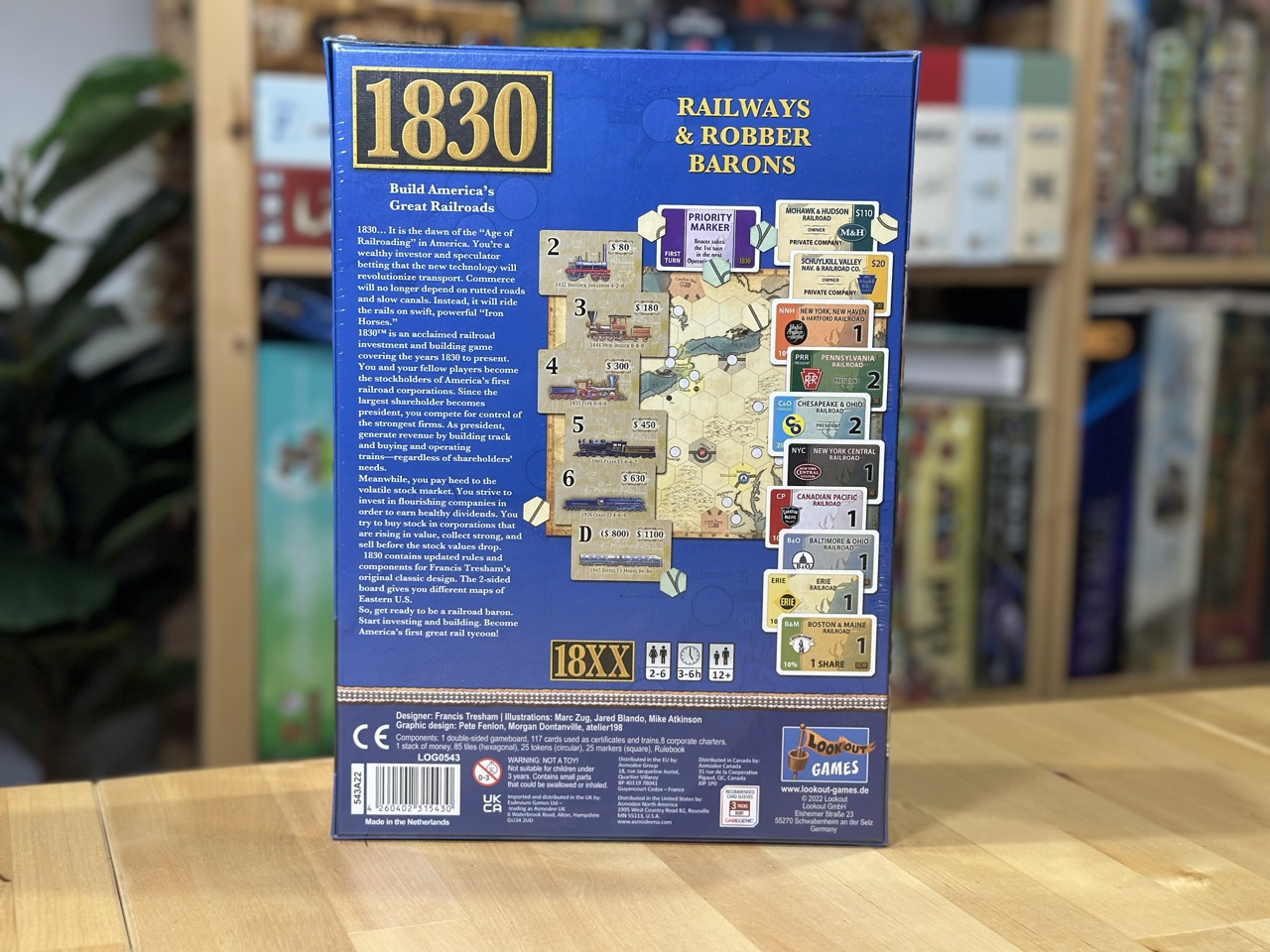 [Pre-Order] 1880: China บุกธุรกิจรถไฟแดนมังกร / 1830: Railways & Robber Barons บอร์ดเกม ของแท้
