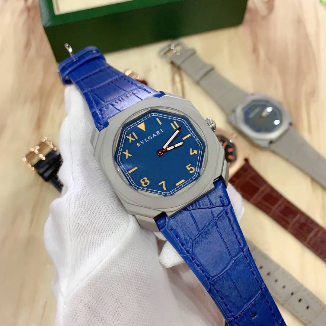 Bvlgari Octo Solotempo Blue watch