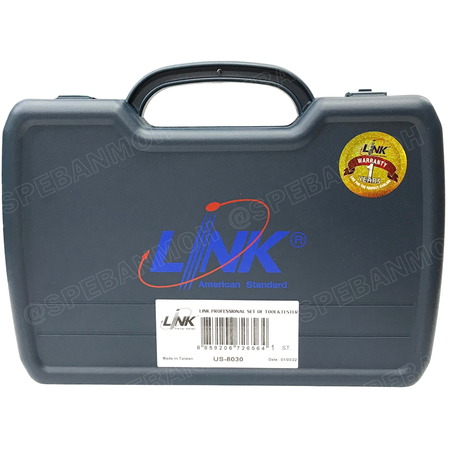 US-8030 ชุดอุปกรณ์ย้ำและเทสสอบสายแลนด์ set of tools and tester เครื่องมิอ LAN ครบชุด ชุดย้ำสายแลนด์ 1. TL-1103 คีมย้ำสายแลนด์ RJ45 RJ11 2. TL-3116 ตัวเข้าสายแลนด์ตัวเมีย 3. TX-1302 เครื่องเทสสายแลนด์ 4. US-8060 ฐานรองเข้าสายแลนด์ ชุดย้ำสายแลนด์ ฐานรอง คีม