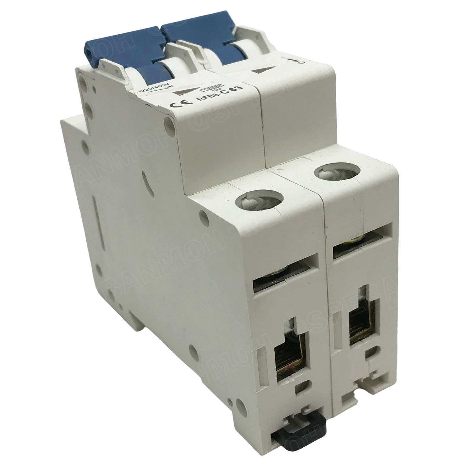 [ 1แถม1 ] RFB6-2P เบรกเกอร์ 10kA Type C เมนเบรกเกอร์ เบรกเกอร์ลูกย่อย ลูกย่อย 2โพล 20A 32A 50A 63A เบรกเกอร์กันไฟเกิน BF เซอร์กิตเบรกเกอร์ RFB1-63 220VAC 1เฟส L N เบรกเกอร์ไฟบ้าน ยึดรางปิกนก เบรกเกอร์ติดรางดินเรียล 1Phase Mini Circuit Breaker MCB 2P