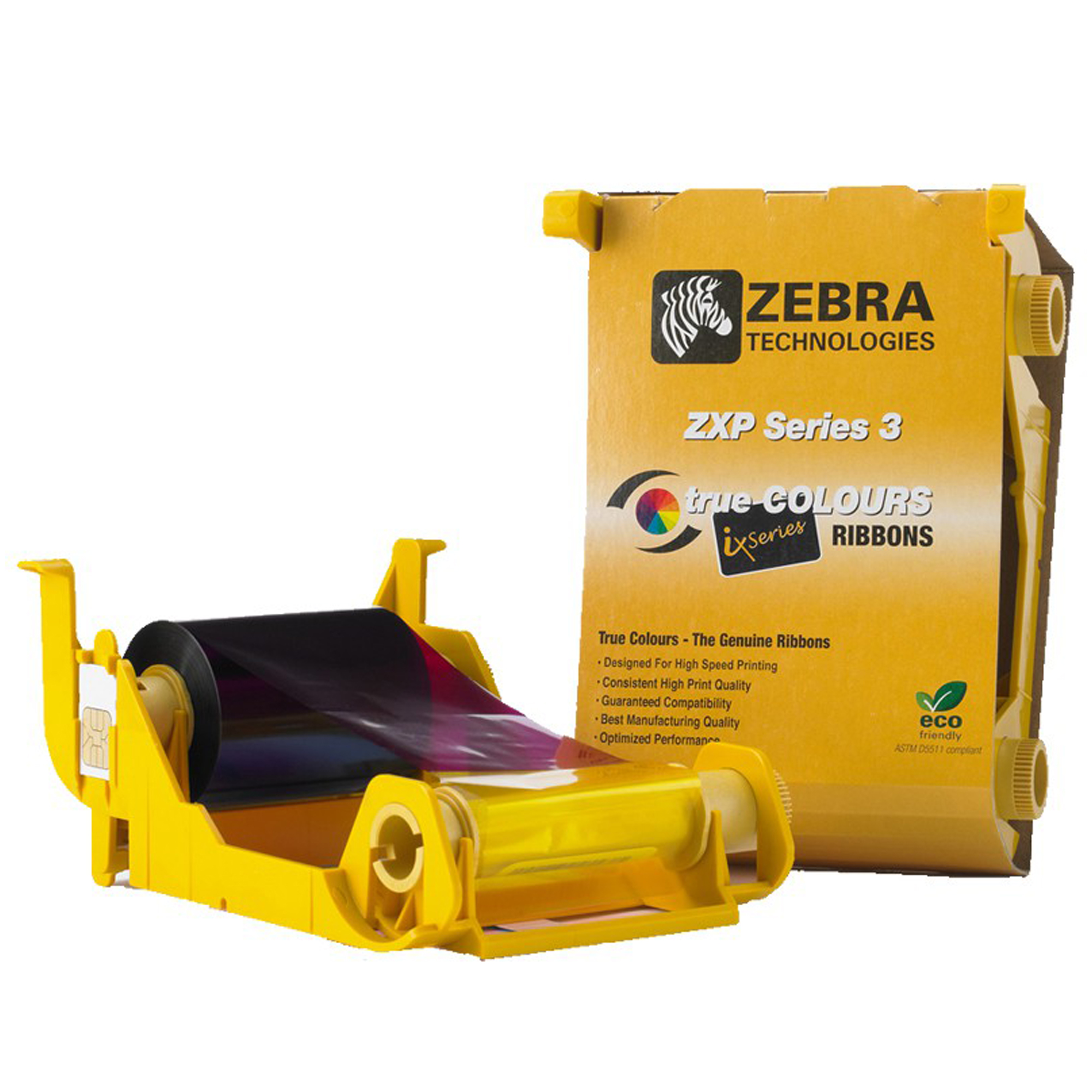 ZEBRA 800033-840 ริบบอนสี Color ribbon YMCKO เครื่องพิมพ์ใช้สำหรับ เครื่องพิมพ์บัตร ZEBRA ZXP3 Ribbon ZXP Series3