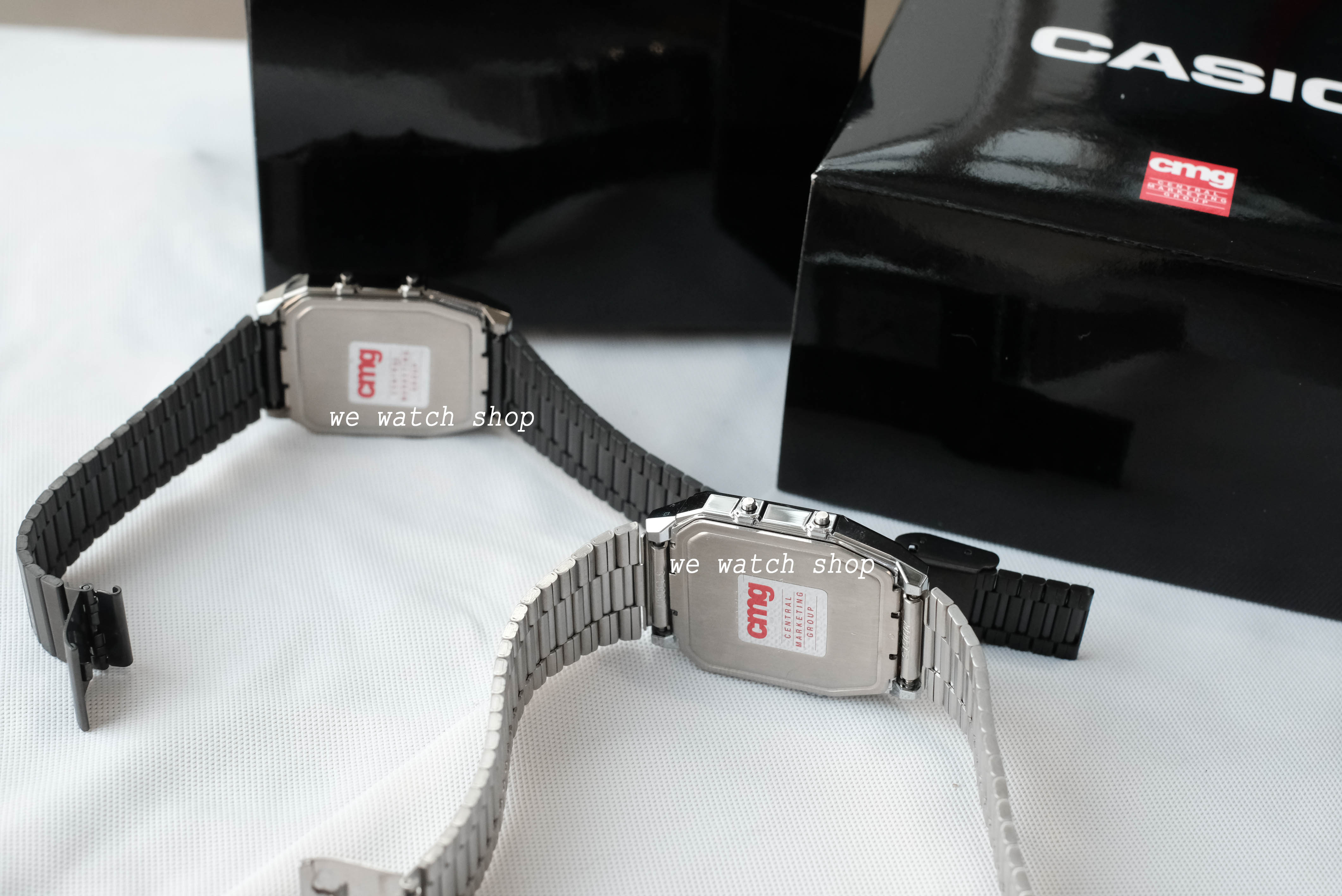 Casio นาฬิกาข้อมือ Classic รุ่น AQ-800E-3ADF สีเงิน หน้าปัดเขียวอ่อนๆ ตัวเลข ระบบ เข็มเเละดิจิตอล สินค้าของเเท้ รับประกันศูนย์ CMG