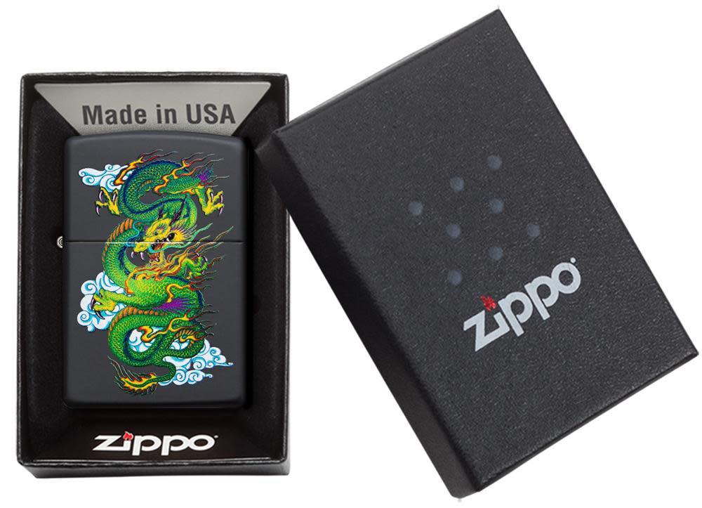 Zippo 29839 Black Matte Dragon