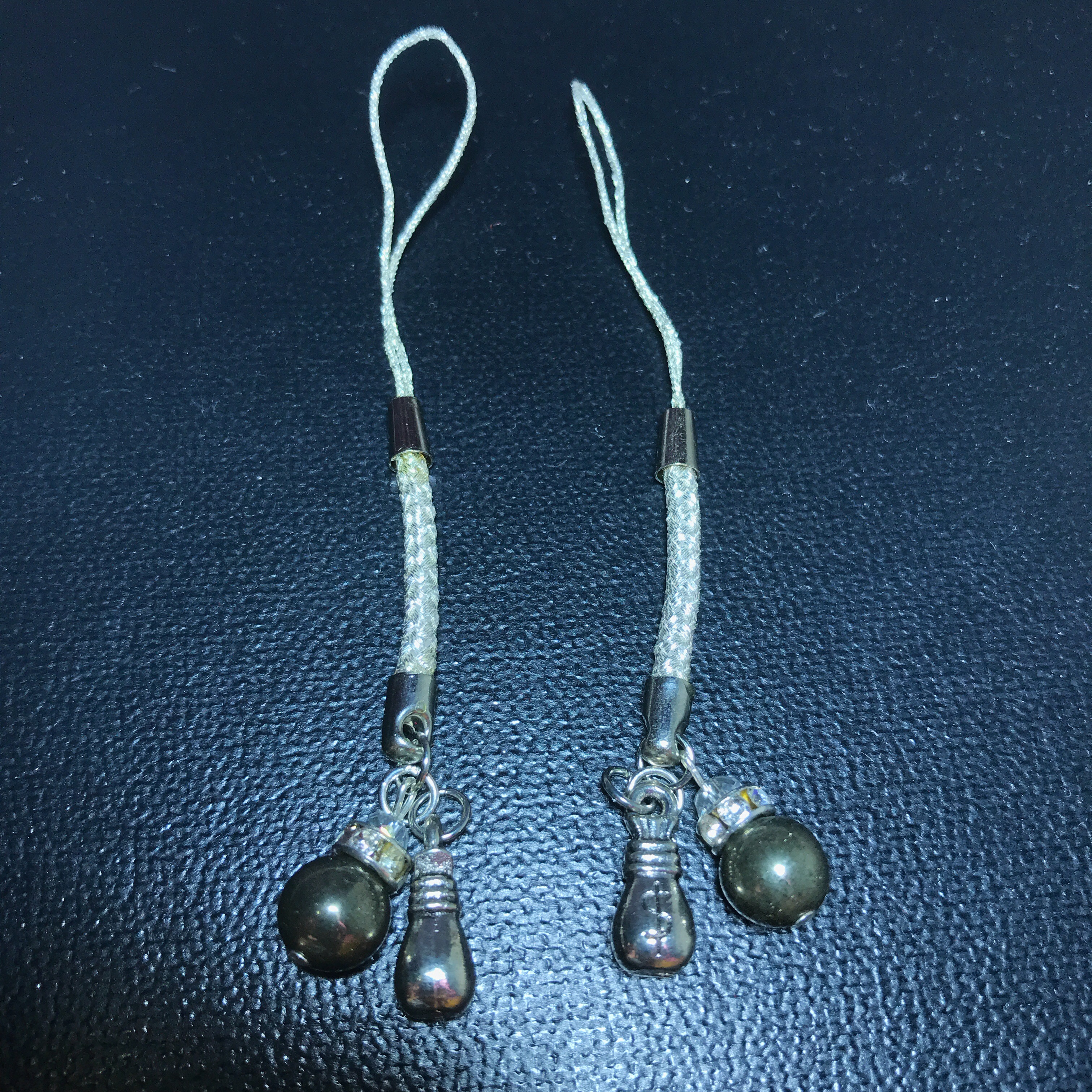 พวงกุญแจไพไรต์ 8 มิล