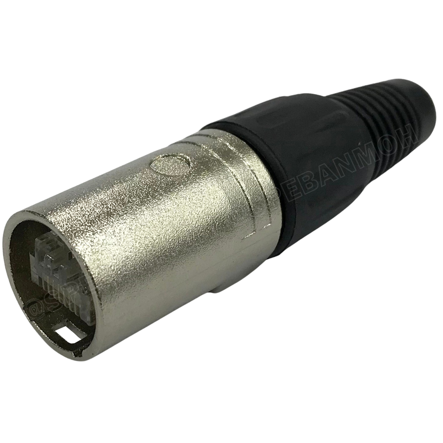 [ 1ชิ้น ] XLRnet-GCA073 RJ45 ตัวผู้ Male สีนิกเกิ้ล Nickel XLR net RJ45 Male Connector ปลั๊กแลนด์ ผู้ต่อสาย RJ45 Connector หัวต่อสายแลนด์ XLRnet XLR RJ45 8P ต่อสาย XLRnet Connectors for RJ45 Cable อินเตอร์เน็ท คอนเน็คเตอร์ Internet
