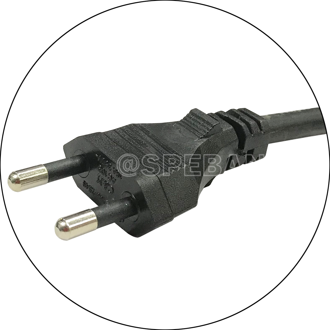 [ 1 ชิ้น ] PC-6058 สายหล่อหัว 2x1.0sq.mm. สายหล่อหัว 2x1.0sq.mm. หล่อปลั๊กไฟ VCT ขนาด 2x1.0 VCT ปลั๊กไฟสำเร็จหล่อหัว ปลั๊กตัวผู้พร้อมสายไฟปลายเปลือย ต่อปลั๊กไฟ Vct สำเร็จรูป มาตรฐาน มอก. สายต่อปลั๊กพ่วง ขากลม สายสำเร็จ