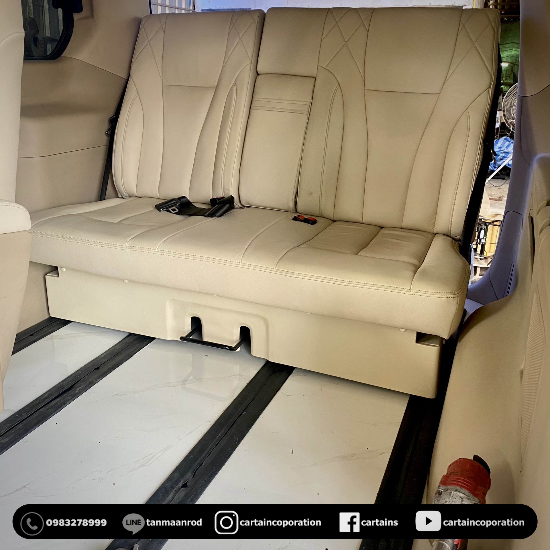 ปูพื้นลามิเนต Hyundai starex