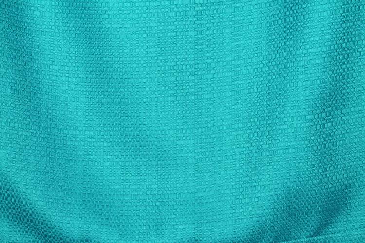 SK-191 กระโปรงแฟชั่น&ทำงาน ทรงสอบ ผ้า CHANEL สีฟ้า ด้านหน้ากระโปรงจับจีบระบาย