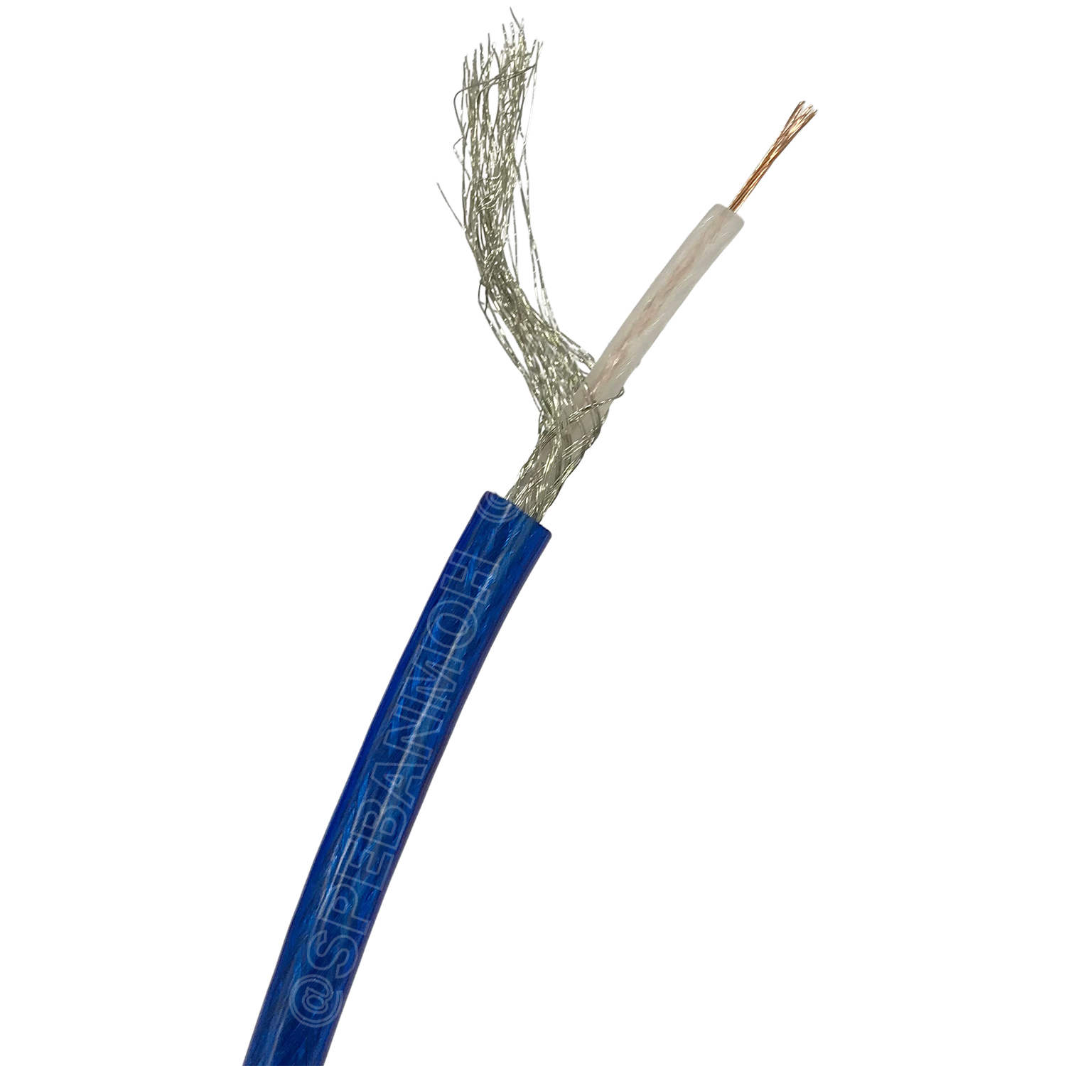 [ 50เมตร/ม้วน ] SF-MIC สายไมโครโฟน Mono SSF สีใส รุ่นทองแดงผสม 6mm Microphone Cable สายไมค์โครโฟน รุ่นประหยัด ราคาถูก สายไมค์ โมโน Audio Cable For Microphone สายสัญญาณ Copper Clad Aluminum Magnesium Wire OD : 6mm สายไมค์โมโน SSF CCAM Made in Thailand