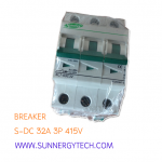 Beaker แบบ MCB_S-DC ขนาด 32A 415V 3P